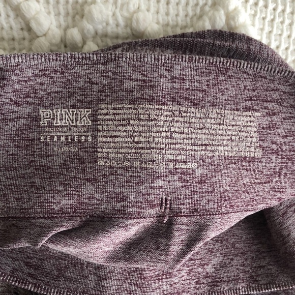PINK Victoria's Secret Seamless Ankle High Rise Yoga Leggings Size Medium - Picture 7 of 8